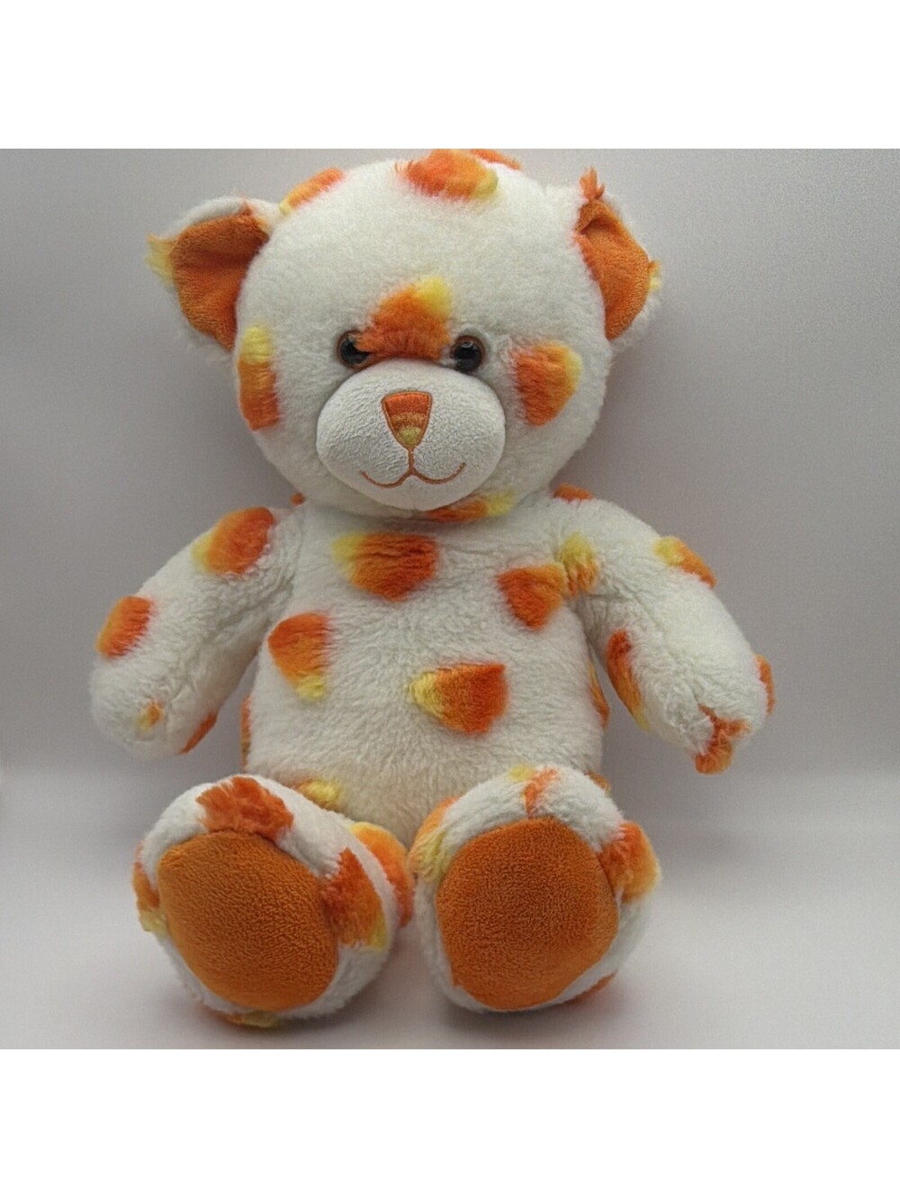 Build-A-Bear Workshop Sweets Wishes Plush Bear Teddy White Orange Yellow